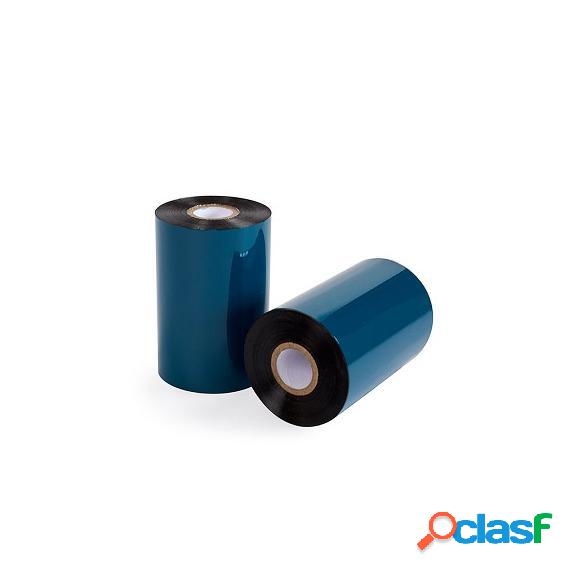 Nastro Ribbon Zebra 110Mmx300Mt Nero In Cera-Resina Premium