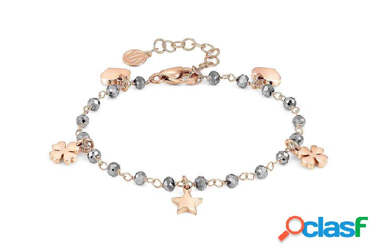 Nomination Bracciale Mon Amour argento con charms e