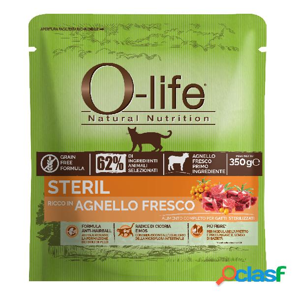 O-Life Cat Adult Sterilised Agnello 350 gr