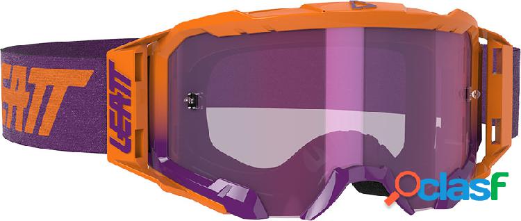 Occhiali cross Leatt Velocity 5.5 Iriz Neon Arancio Lente