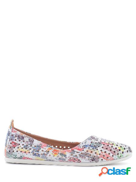 Once Ballerine in pelle traforata, H22Y6602 2861 - White
