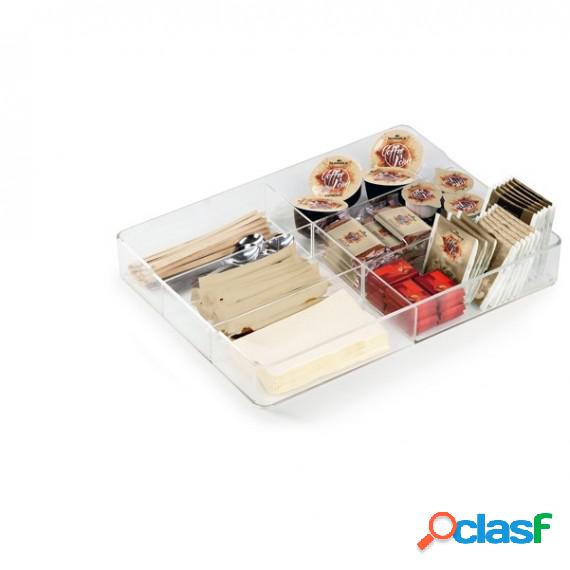 Organizer da cassetto Coffee Point - 4,8x24,2x32,9 cm -