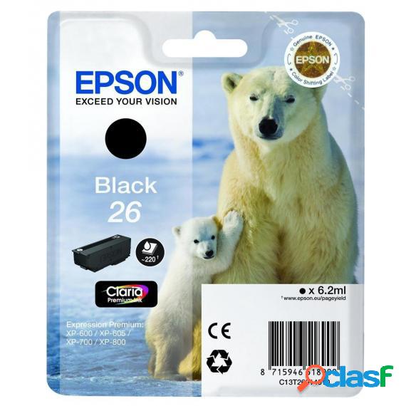 Originale Epson T2601 Nera C13T26014010 Epson Expression