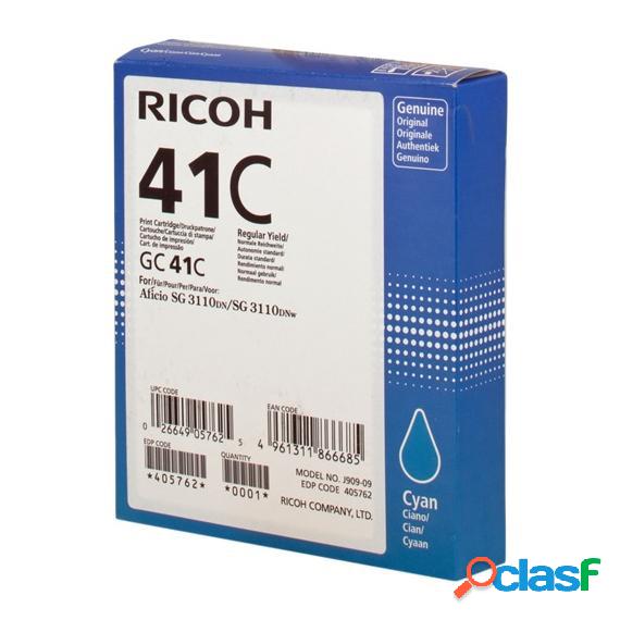 Originale Ricoh Gc41C Gel Ciano 405762 Per Ricoh Aficio Sg