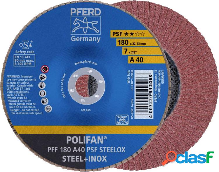 PFERD 67644185 PFF 180 A 40 PSF STEELOX Disco con falde