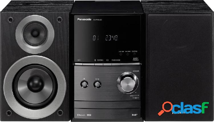 Panasonic SC-PM602EG-K Sistema stereo Bluetooth, DAB+, CD,