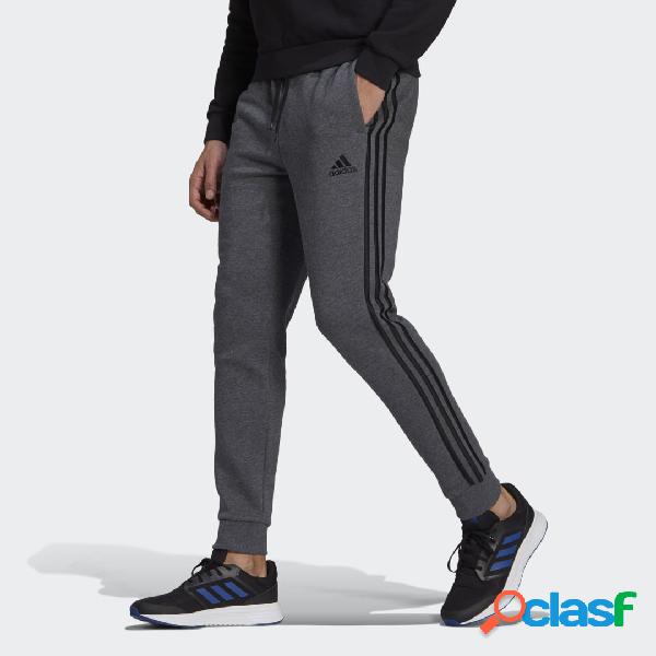 Pantaloni Essentials Fleece Tapered Cuff 3-Stripes