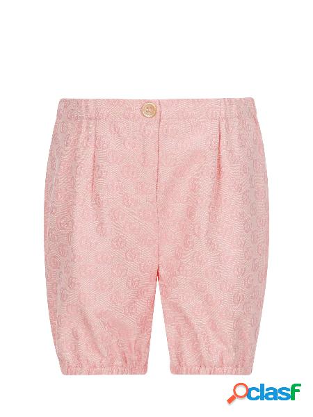Pantaloni In Cotone Jacquard GG