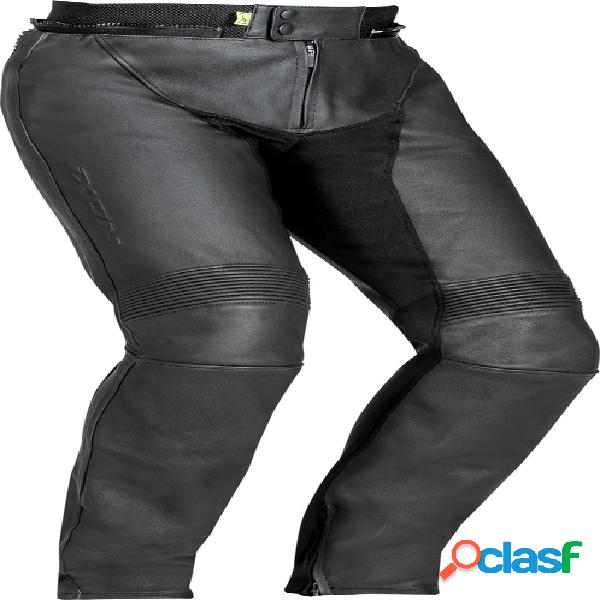 Pantaloni moto pelle Ixon HAWK nero