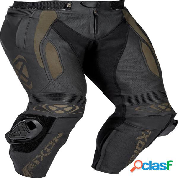 Pantaloni moto pelle estivi Ixon VORTEX 2 nero