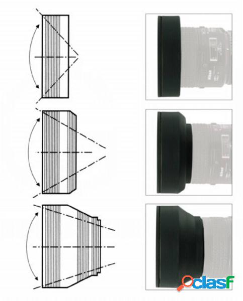 Paraluce Kaiser Fototechnik Streulichtblende 3 in 1 faltbar