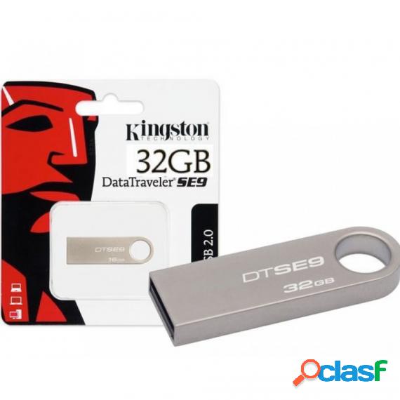 Pendrive 32 Gb Se9H Alluminio Kingston Dtse9H32Gb Pen Drive