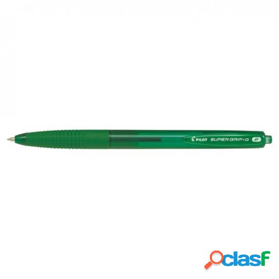 Penna a scatto Supergrip G - punta 0,7mm - verde - Pilot