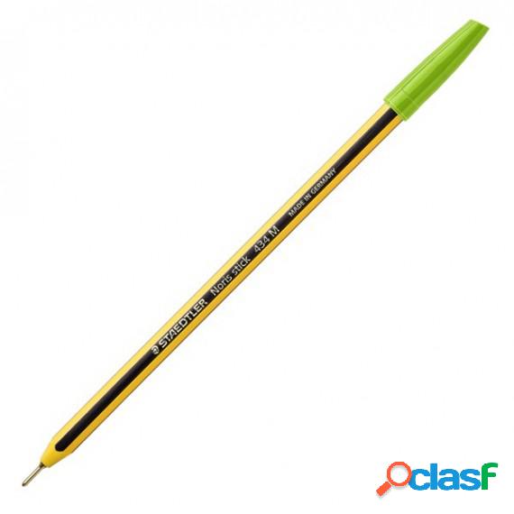 Penna a sfera Noris Stick - punta 1,0 mm - verde chiaro -