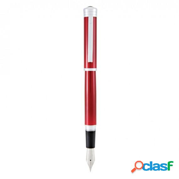 Penna stilografica Strata - tratto medio - fusto rosso -