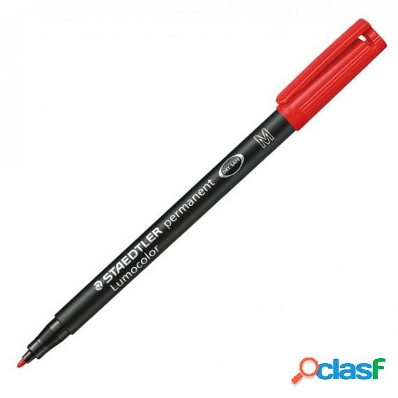 Pennarello Lumocolor Permanent 317 - punta 1,0mm - rosso -