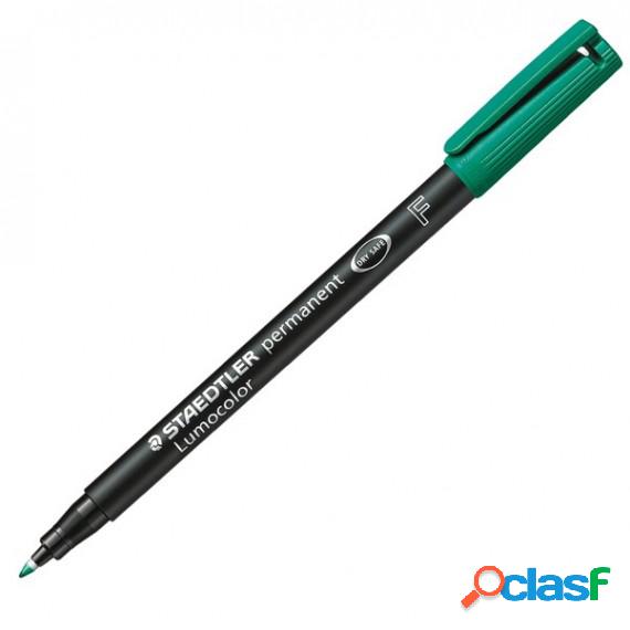 Pennarello Lumocolor Permanent 318 - punta 0,6 mm - verde -