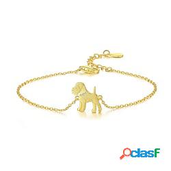 Per donna Chiaro Zirconi Bracciale Classico Con animale Di