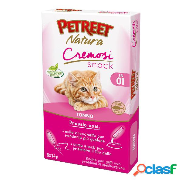 Petreet Natura Cremosi snack Tonno 6x14 gr.