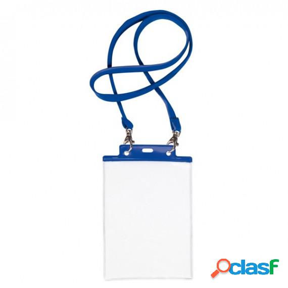 Portanome Pass 7 St M - cordoncino blu - 15 x 21 cm (A5) -