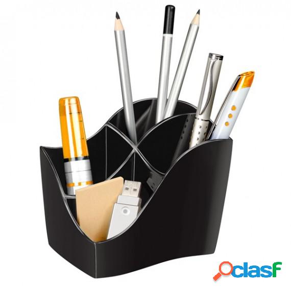 Portapenne Organizer Ellypse - 100 riciclabile - nero -