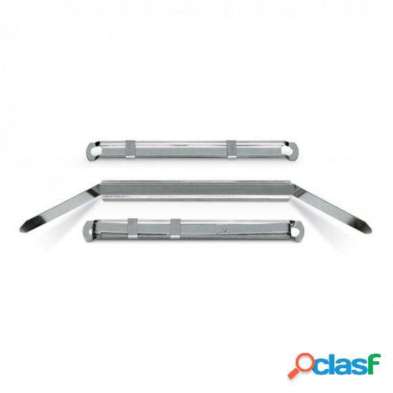 Pressini fermafogli - metallo - 12 x 80 mm - Lebez - conf.