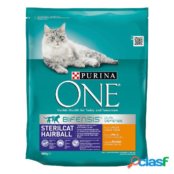 Purina One Bifensis Cat Sterilised Hairball ricco in Pollo e