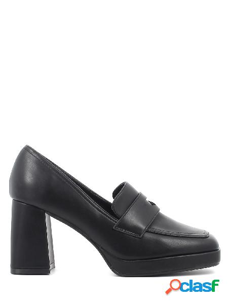 Queen Helena Mocassini con tacco alto largo e plateau,