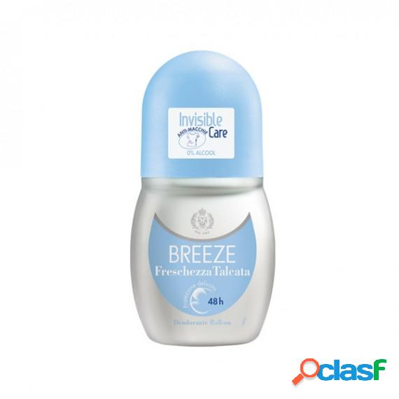 Roll on deodorante Breeze - freschezza talcata - 50 ml -