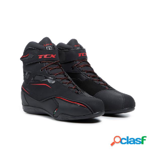 Scarpe moto TCX ZETA WP Nero Rosso