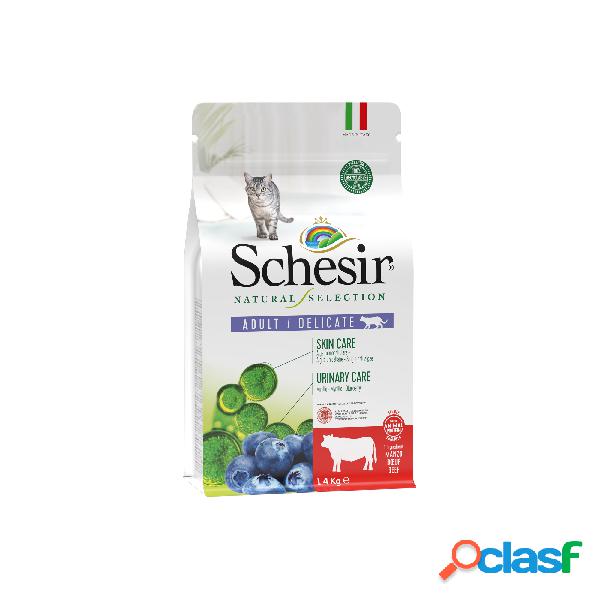 Schesir Natural Selection Cat RICCO IN MANZO 1,4 kg