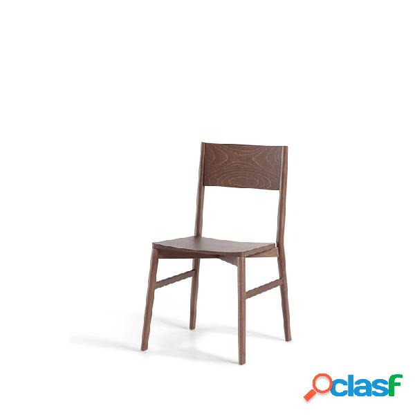 Sedia Acquacheta Noce - Sedie Legno