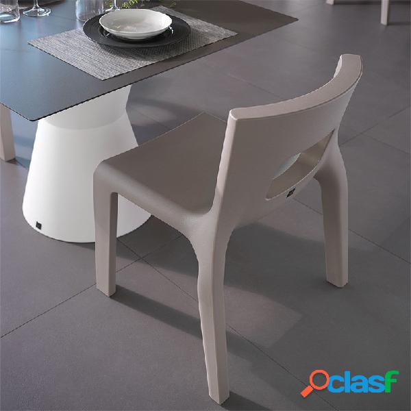 Sedia Eos Taupe - Sedie da esterni