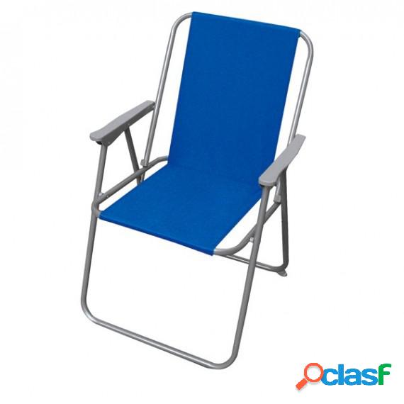 Sedia pieghevole Relax - blu - Garden Friend