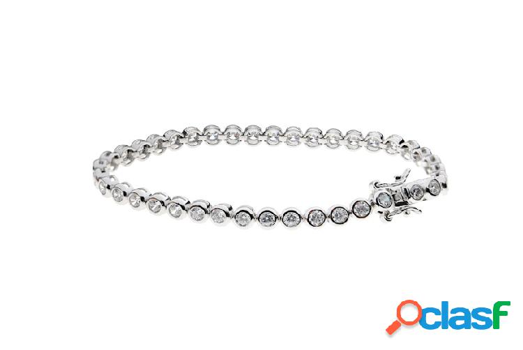 Selezione Zanolli Bracciale Tennis argento cipollino con