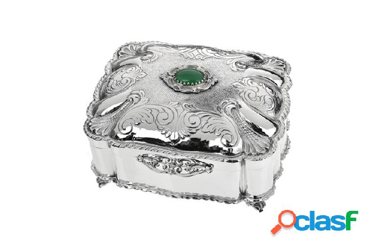 Selezione Zanolli Cofanetto portagioie argento con pietra
