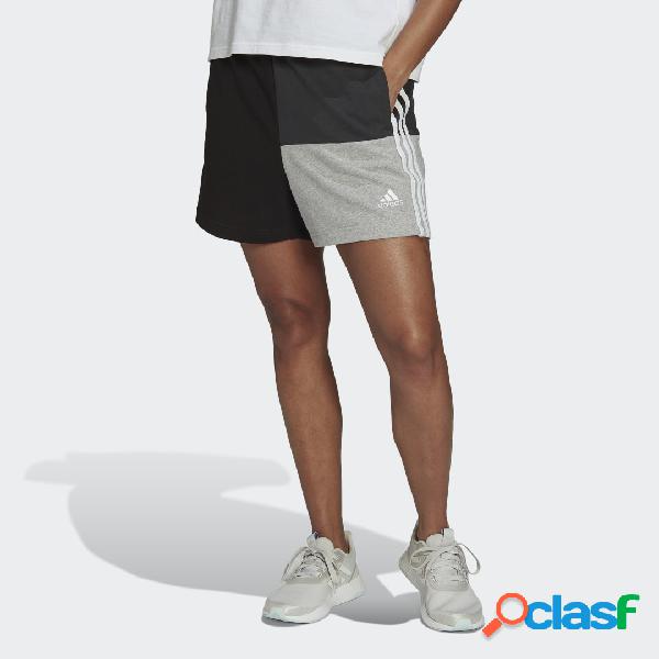 Short Essentials 3-Stripes Colorblock Oversized