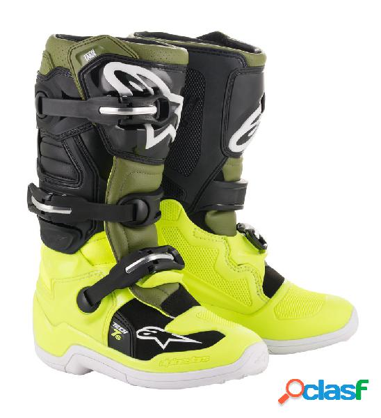 Stivali cross bambino Alpinestars TECH 7S Giallo Fluo Verde