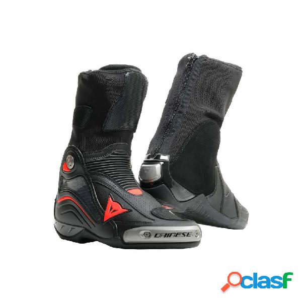 Stivali moto racing Dainese AXIAL D1 AIR Nero Rosso Fluo