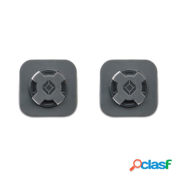 Supporto adesivo Cube X-Guard maschio nero 2 pezzi