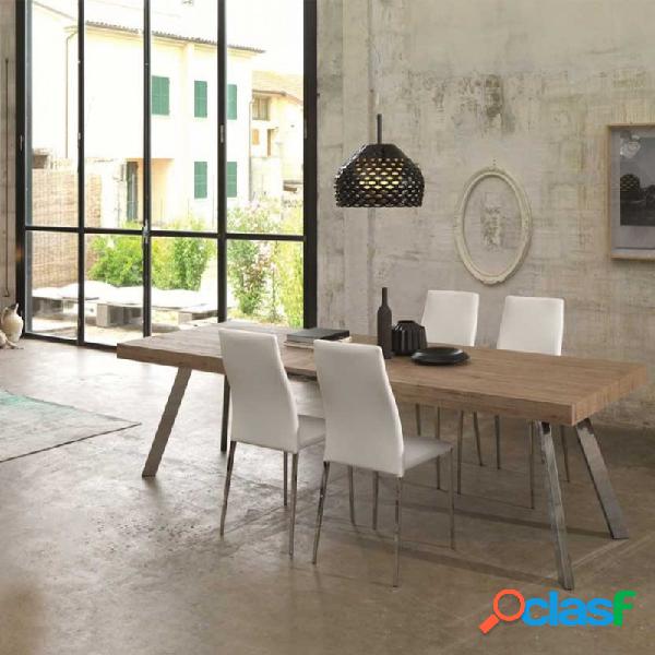 Tavolo Allungabile Denver Royal Oak 160x90 cm Melaminico