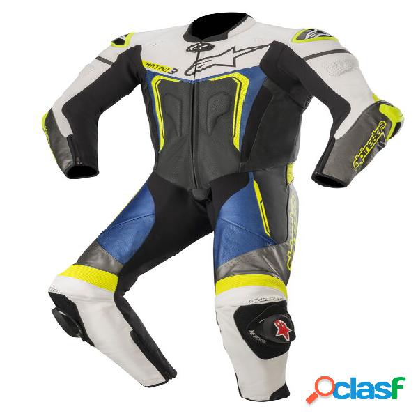 Tuta moto pelle intera racing Alpinestars MOTEGI V3 Nero