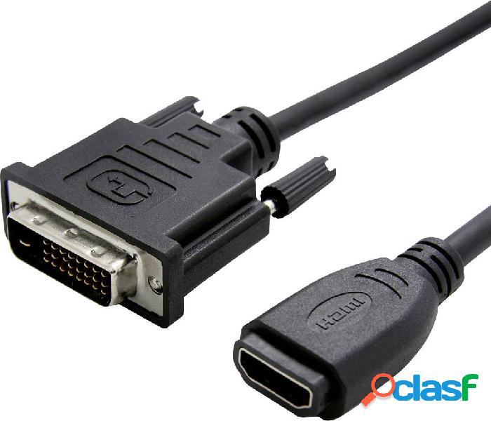 Value DVI / HDMI Cavo adattatore Spina DVI-D 24+1pol., Presa