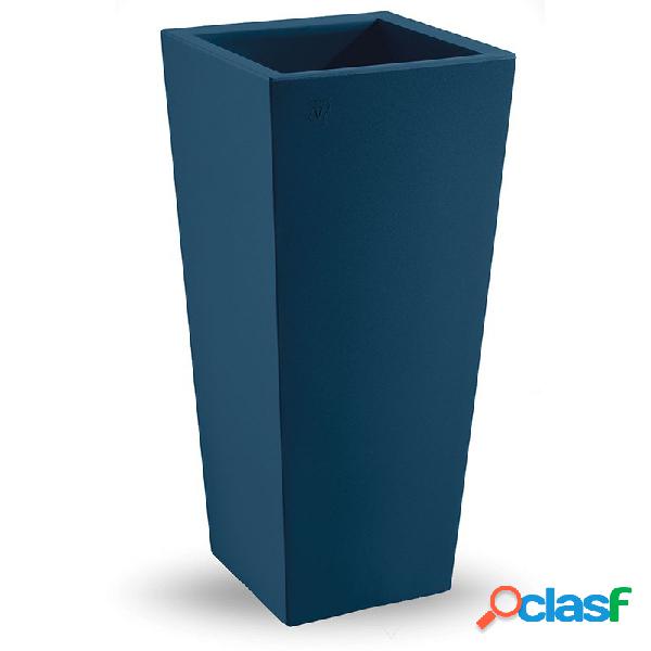 Vaso Genesis Quadrato Grande Petrolio - Vasi da esterni