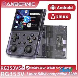rg353v console di gioco portatile supporto dual os android