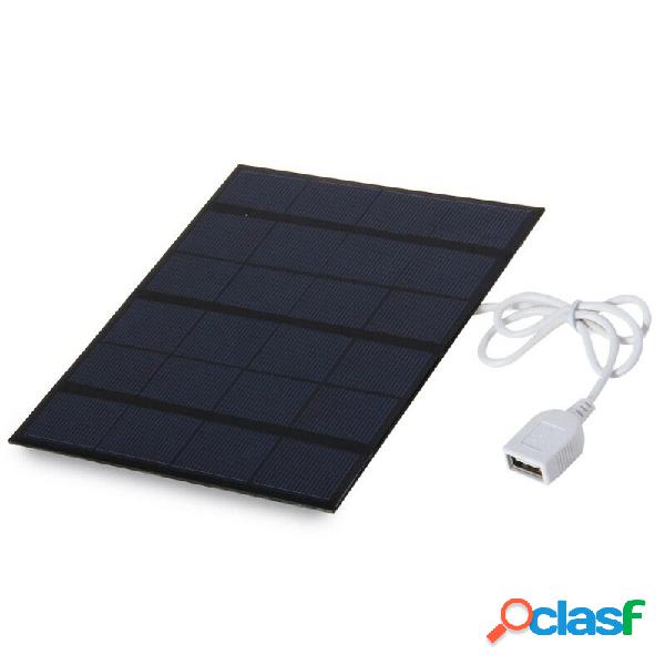 1.5W 6V USB solare Pannello Polysilicon Portable Outdoor
