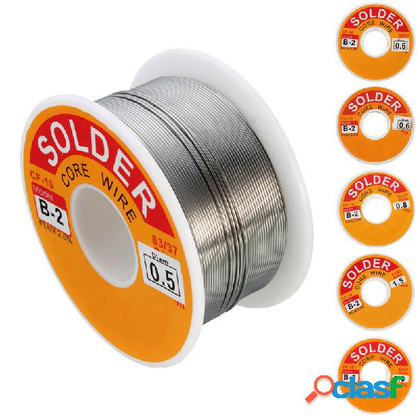 1PC 100g 63/37 Tin Lead Colofonia Core 2mm 2% Flux Reel