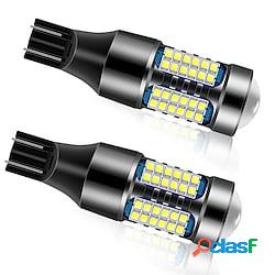 2pcs t15 w16w wy16w super luminoso led lampadine freno auto