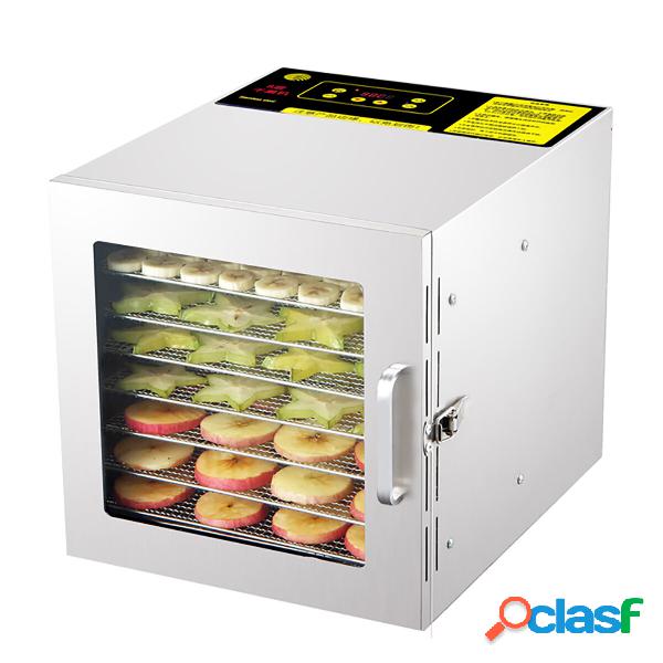 8 strati In Acciaio Inox Frutta e Cibo Essiccatore di Carne