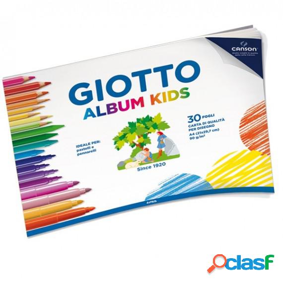 Album Kids 5+ - A4 - 90gr - 30 fogli - Giotto